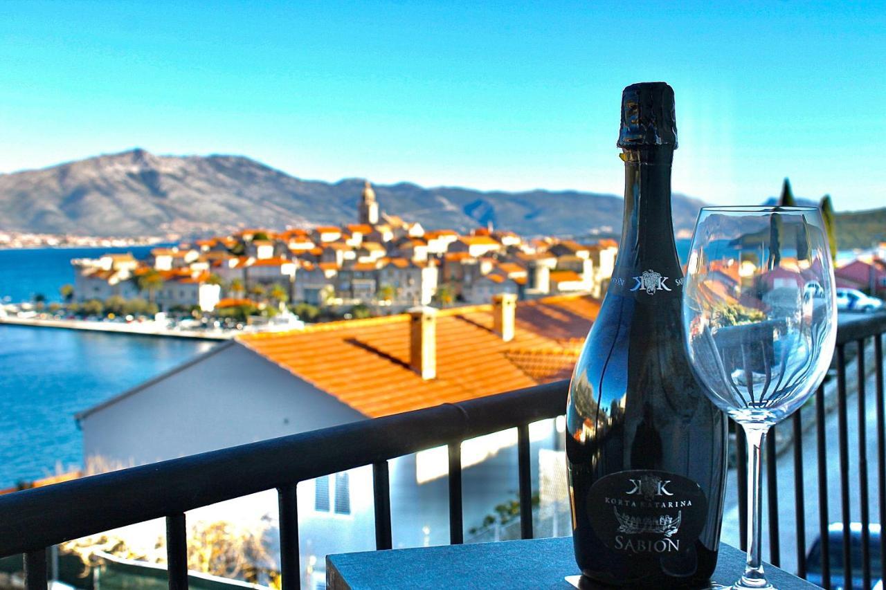 Stylish City View Apartment * Bellela * Korcula Town Bagian luar foto