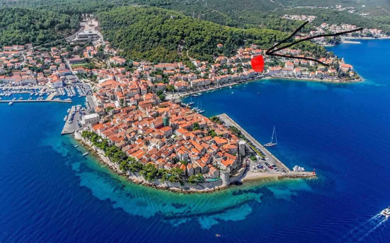 Stylish City View Apartment * Bellela * Korcula Town Bagian luar foto